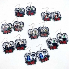 8 Styles The Nightmare Before Christmas Cartoon Acrylic Anime Earrings