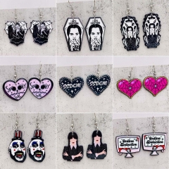 9 Styles The Nightmare Before Christmas Cartoon Acrylic Anime Earrings