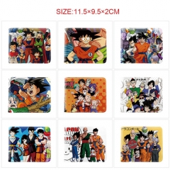 10 Styles Dragon Ball Z Cartoon Pattern Purse Anime Short Wallet