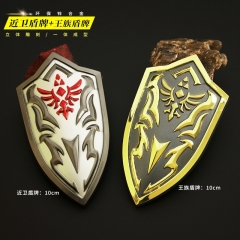 塞尔达传说旷野之息周边 王国之泪王族之盾近卫盾牌金属模型玩具