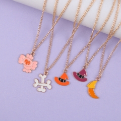 5 Styles The Nightmare Before Christmas Cartoon Anime Alloy Necklace
