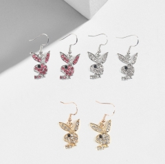 3 Styles Rabbit Cartoon Anime Alloy Earring