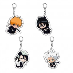 4 Styles Bleach Cartoon Acrylic Anime Keychain