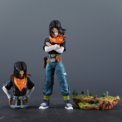 29cm GK Dragon Ball Z Android 17 Lapis Cartoon Anime PVC Figure