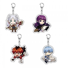 4 Styles Frieren: Beyond Journey's End Cartoon Acrylic Anime Keychain