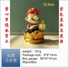超级玛丽 招财进宝 如愿 马里奥 盒装手办 高12.5cm 一箱90个