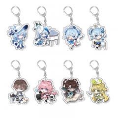 8 Styles Wuthering Waves Cartoon Acrylic Anime Keychain