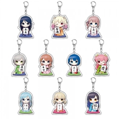 10 Styles Project Sekai Colorful Stage Cartoon Acrylic Anime Keychain