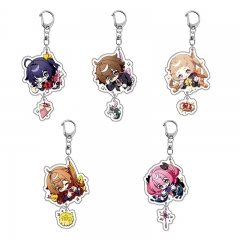 5 Styles Cyuunibyou Demo Koigashitai Cartoon Acrylic Anime Keychain
