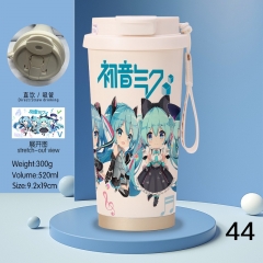 初音 白色咖啡杯