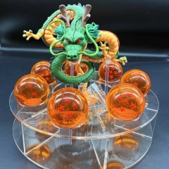 4.3cm龙珠+神龙+亚克力座3件套