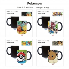 23 Styles Pokemon Cartoon Pattern Ceramic Cup Anime Changing Color Ceramic Mug