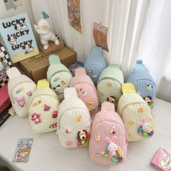 2024新款儿童胸包女童时尚休闲外出小背包可爱卡通百搭单肩零钱包