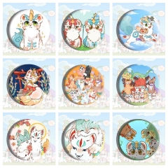 28 Styles Fabulous Beasts Cartoon Pin Anime Tinplate Brooch