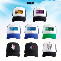 10 Styles Bleach Cartoon Anime Baseball Cap Hat