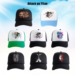 8 Styles Attack on Titan/Shingeki No Kyojin Cartoon Anime Baseball Cap Hat