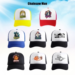 9 Styles Chainsaw Man Cartoon Anime Baseball Cap Hat
