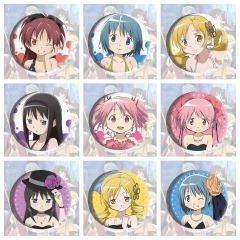 13 Styles Puella Magi Madoka Magica Cartoon Pin Anime Tinplate Brooch