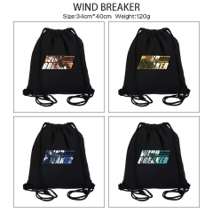 9 Styles Wind Breaker Cartoon Anime Drawstring Bag