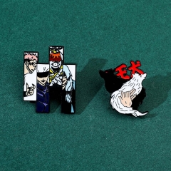 Jujutsu Kaisen Cartoon Pin Anime Alloy Brooch