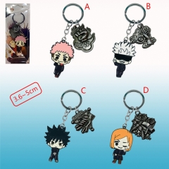 4 Styles Jujutsu Kaisen Cartoon Anime Keychain