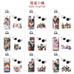 怪诞小镇-10款 动漫全彩印花运动水壶杯子