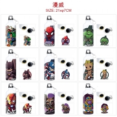 漫威-10款 动漫全彩印花运动水壶杯子