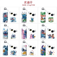 史迪仔-10款 动漫全彩印花运动水壶杯子