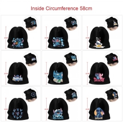 10 Styles Lilo & Stitch Cartoon Pattern Cap Anime Knitted Hat