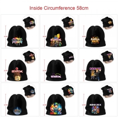 9 Styles Roblox Cartoon Pattern Cap Anime Knitted Hat