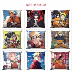 45*45cm 10 Styles Naruto Cartoon Square Anime Pillow