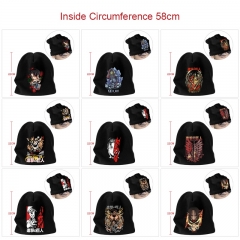 13 Styles Attack on Titan/Shingeki No Kyojin Cartoon Pattern Cap Anime Knitted Hat