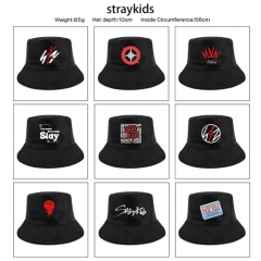 10 Styles Stray Kids Fisherman Sun Hat Cap Anime Bucket Hat