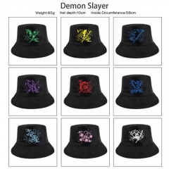 9 Styles Demon Slayer: Kimetsu no Yaiba Fisherman Sun Hat Cap Anime Bucket Hat