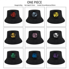 9 Styles One Piece Fisherman Sun Hat Cap Anime Bucket Hat