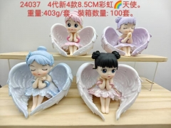 4款一套 4代彩虹天使 袋装手办 高8.5cm 一箱100套