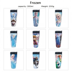 冰雪奇缘 12 动漫双层隔热随手杯水壶水杯350ML
