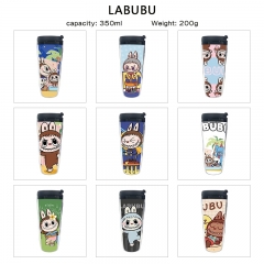 拉布布 20 动漫双层隔热随手杯水壶水杯350ML