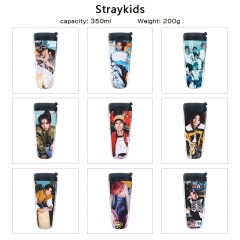 straykids 15 动漫双层隔热随手杯水壶水杯350ML