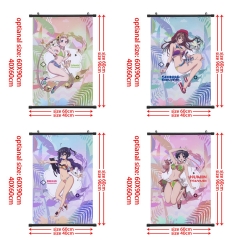 2 Sizes 4 Styles Cyuunibyou Demo Koigashitai Cartoon Wallscrolls Waterproof Anime Wall Scroll