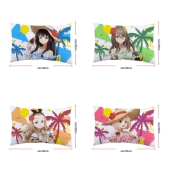 40*60cm 4 Styles Lycoris Recoil Cartoon Square Anime Pillow Case