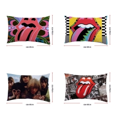 没有枕芯) 滚石乐队The Rolling Stones 长方形抱枕系列40*60cm