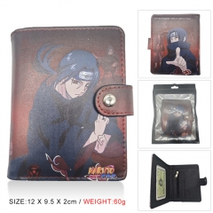 12*9.5*2CM Naruto Cartoon Color Printing Coin Purse Anime Wallet