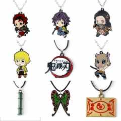 动漫周边鬼灭之刃项链 灶门炭治郎郎祢豆子竹筒吊坠项链现货批发