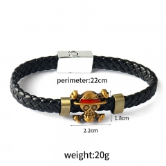 One Piece Cartoon Anime Alloy Bracelet