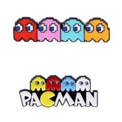 3 Styles Pac-Man Anime Cartoon Anime Alloy Pin Brooch