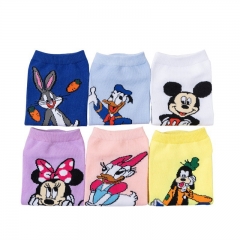 6 Styles Donald Duck Mickey Minnie Mouse Cotton Socks Cosplay Anime Long Socks