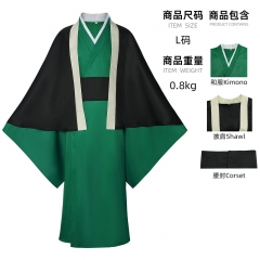 7 Sizes Bungo Stray Dogs Fukuzawa Yukichi Cartoon Character Cosplay Anime Costume Set