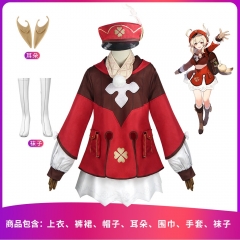 原神可莉cos服可爱萝莉套装游戏同款服装女款cosplay表演服现货