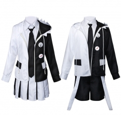 弹丸论破黑白熊拟人服装 万圣节cosplay动漫服装源头厂家现货